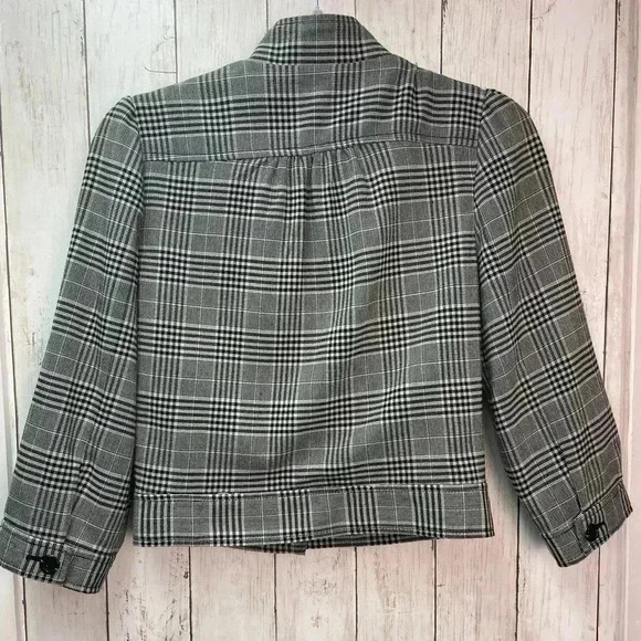 Guess 3/4 Sleeve Jacket size Small Black/White Fall/Winter - Picture 5 of 14